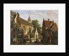 A Street Scene in Delft by Willem Koekkoek