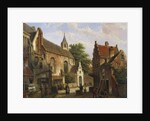 A Street Scene in Delft by Willem Koekkoek