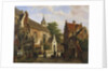 A Street Scene in Delft by Willem Koekkoek