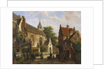 A Street Scene in Delft by Willem Koekkoek
