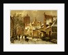 A Winter Street Scene by Willem Koekkoek