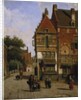 A Dutch Street Scene by Willem Koekkoek