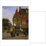 A Dutch Street Scene by Willem Koekkoek