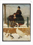 Frozen Out, 1866 by George Dunlop Leslie