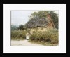 A Thatched Cottage near Peaslake, Surrey by Helen Allingham