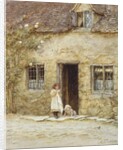 At the Cottage Door by Helen Allingham