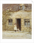At the Cottage Door by Helen Allingham