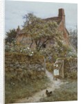 The Black Kitten by Helen Allingham