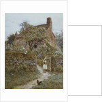 The Black Kitten by Helen Allingham