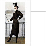 James Abbott McNeill Whistler on the Widow's Walk at his House in Lindsey Row, Chelsea, 1871 by Walter Greaves