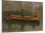 Fishing from a Canoe by Albert Bierstadt