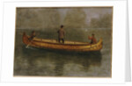 Fishing from a Canoe by Albert Bierstadt