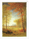 Autumn in America, Oneida County, New York by Albert Bierstadt