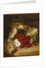 Raspberries in a Cabbage Leaf Lined Basket with White Convulvulus on a Stone Ledge, 1880 by Eloise Harriet Stannard