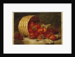 Strawberries in a Wicker Basket on a Ledge, 1895 by Eloise Harriet Stannard
