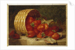 Strawberries in a Wicker Basket on a Ledge, 1895 by Eloise Harriet Stannard