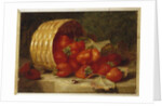 Strawberries in a Wicker Basket on a Ledge, 1895 by Eloise Harriet Stannard