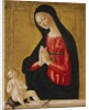 The Madonna adoring the Child by Neroccio di Landi