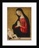 The Madonna adoring the Child by Neroccio di Landi