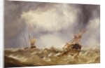 Dismasted in a Storm off the Kent Coast by Henry Redmore