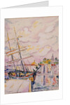 The Port of Saint-Tropez, 1918 by Paul Signac