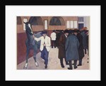 Horse Dealers at the Barbican, 1918 by Robert Polhill Bevan