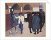 Horse Dealers at the Barbican, 1918 by Robert Polhill Bevan