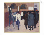 Horse Dealers at the Barbican, 1918 by Robert Polhill Bevan