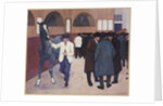 Horse Dealers at the Barbican, 1918 by Robert Polhill Bevan