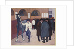 Horse Dealers at the Barbican, 1918 by Robert Polhill Bevan