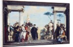 The Arrival of Henri III at the Villa Contarini, before 1750 by Giovanni Battista Tiepolo