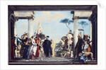 The Arrival of Henri III at the Villa Contarini, before 1750 by Giovanni Battista Tiepolo