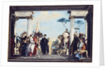 The Arrival of Henri III at the Villa Contarini, before 1750 by Giovanni Battista Tiepolo
