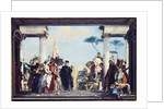 The Arrival of Henri III at the Villa Contarini, before 1750 by Giovanni Battista Tiepolo