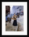 The Roasted Chestnut Seller by Jean Beraud