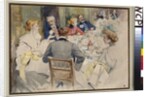 An Elegant Dinner Party by Jean Beraud