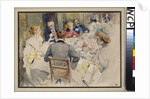 An Elegant Dinner Party by Jean Beraud