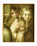Five Angels by Parmigianino (after)