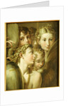 Five Angels by Parmigianino (after)