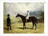 A Gentleman by his Racehorse with Jockey Up on a Racecourse, 1863 by Harry Hall