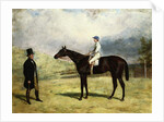 A Gentleman by his Racehorse with Jockey Up on a Racecourse, 1863 by Harry Hall