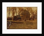 Sussex Hayricks, 1917 by Henry Herbert La Thangue