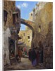 Street Scene in Jerusalem by Gustave Bauernfeind