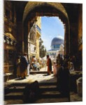 At the Entrance to the Temple Mount, Jerusalem, 1886 by Gustave Bauernfeind