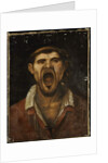 A Peasant Man Shouting by Annibale Carracci
