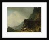 A Forge in the Bavarian Alps by Heinrich Burkel