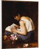 A Girl Reading by Alexei Alexevich Harlamoff