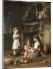 Blowing Bubbles by Alexei Alexevich Harlamoff