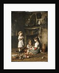 Blowing Bubbles by Alexei Alexevich Harlamoff