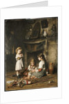 Blowing Bubbles by Alexei Alexevich Harlamoff